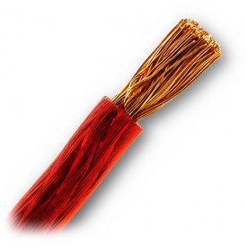 CABLE ARRANQUE BATERIA 6mm2 ROJO 100% COBRE LIBRE OXIGENO OFC