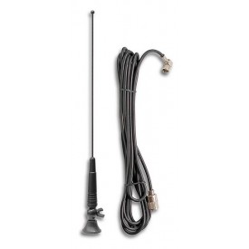 Antena móvil CB 27 Mhz 40cms Ideal-4XN completa con base y cable Euro CB