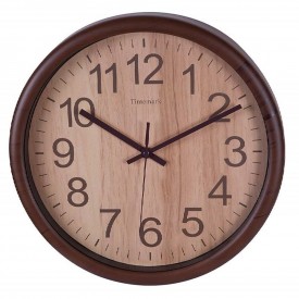 Reloj de pared analógico imitación madera Timemark CL271