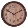 Reloj de pared analógico imitación madera Timemark CL271