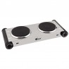 Cocina eléctrica 2 fuegos acero inoxidable Thulos TH-CE2000E-2P