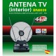 Antena TV interior amplificada TDT HD FM UHF VHF BN8039