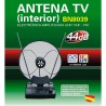 Antena TV interior amplificada TDT HD FM UHF VHF BN8039