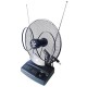 Antena TV interior amplificada TDT HD FM UHF VHF BN8039