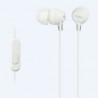 Auriculares de botón silicona con micro Sony MDR-EX15AP