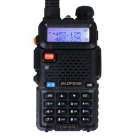 Transceptor walkie talkie portátil bibanda UHF VHF Baofeng UV-5RE