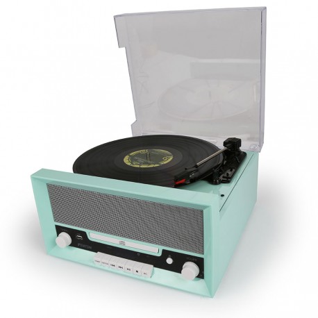 Tocadiscos combi estilo 60's Fenton RP135