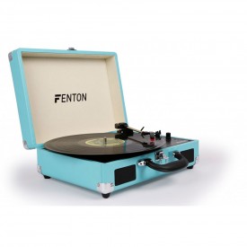 Maleta reproductor tocadiscos giradiscos azul con Bluetoth 102.106 Fenton RP115