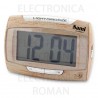 Despertador digital con sensor de luz imitación madera Sami LD-9936W