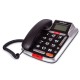 Teléfono con cable números grandes Kooltech TE633
