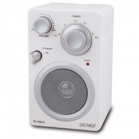 Receptor de radio FM analógico a red o pilas Denver TR-41C