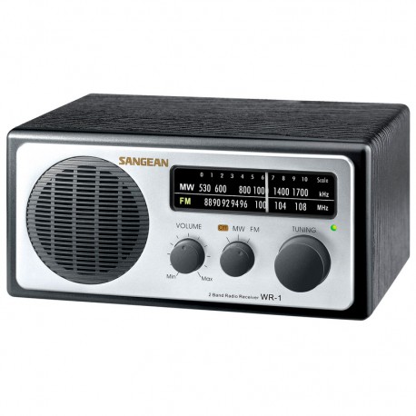 Receptor de radio AM/FM con sonido de alta calidad Sangean WR-1
