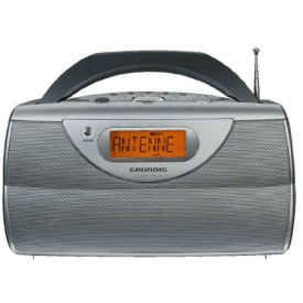 Receptor de radio digital OM/FM/OL/OC RDS a red o a pilas Grundig CONCERT BOY 80