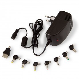 Alimentador estabilizado electrónico 5-6-7,5-9-12-13,5-15V 3A 24W Fonestar AD-3020E
