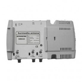 Central amplificadora UHF BIII BI FM con LTE Surmedia SMB420
