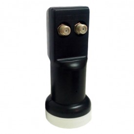 LNB universal para 2 usuarios nivel de ruido 0,1dB Hisattel HI-U2.1Z