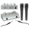 Mezclador karaoke con eco y 2 microfonos incluidos Skytronic 103.112