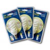 3 x Bombilla bajo consumo E14 9W Luz cálida Mx-Onda L09E3CC14