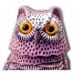 Buho eólico cabeza giratoria espantapájaros espanta aves 37,5cms