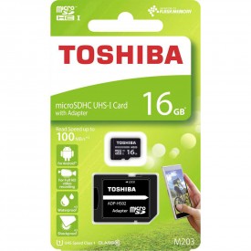 Tarjeta micro-SD Toshiba Class 10 de 16Gb
