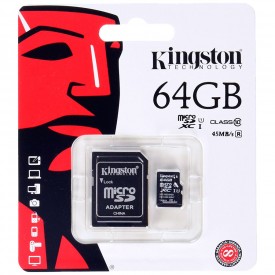Tarjeta Micro-SD Kingston Technology Class 10 de 64Gb