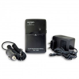Cargador para baterías AA y AAA Ni-Cad Met-Hid Digiplus+ QC-3