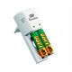Cargador de baterías AA AAA NI-CAD y MET-HID GP Mini Power Bank