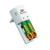 Cargador de baterías AA AAA NI-CAD y MET-HID GP Mini Power Bank