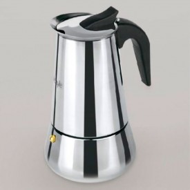 Cafetera express 6 tazas acero inoxidable inducción LifeStyle Arábica