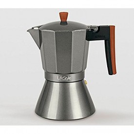 Cafetera express 6 tazas aluminio LifeStyle Buon Caffe