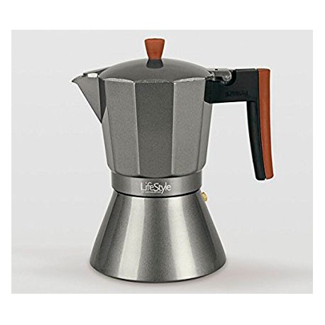 Cafetera express 9 tazas aluminio LifeStyle Buon Caffe