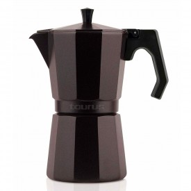 Cafetera express 12 tazas aluminio Taurus Italica Elegance