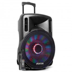 Altavoz trolley portable 15" BT MP3 USB SD 170.093 Fenton FT15LED