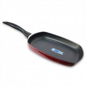 Grill asador esmaltada lisa 27x27 cms. LifeStyle Elegant 536005