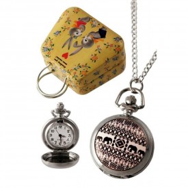 Reloj para colgar analógico diseño de étnico