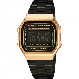Reloj de pulsera digital Casio A168WEGB-1B