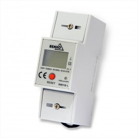 Contador monofasico digital modular 2 MOD. 10(80)A Bemko BM01B-L