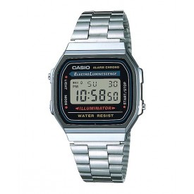 Reloj de pulsera digital Casio A168WA-1W