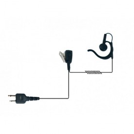 Micro-auricular pinganillo Jetfon JR-V1501EH5/C para Yaesu Icom Alinco