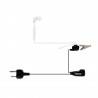 Micro-auricular pinganillo tubo acustico para Yaesu Icom Alinco