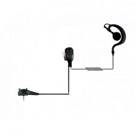 Micro-auricular pinganillo Jetfon BR1710E/C para Yaesu VX-146 VX-246