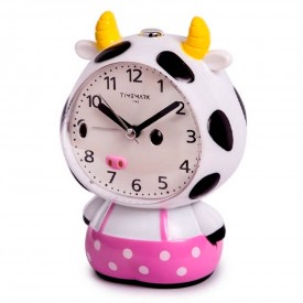 Despertador infantil diseño vaca silencioso Timemark CL-VACA