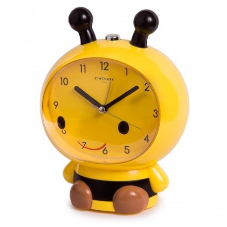 Despertador infantil diseño abeja silencioso Timemark CL-MAYA