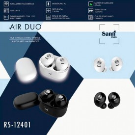 Auriculares inalámbricos bluetooth con micro Air Duo TWS Sami RS-12401