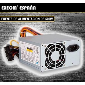 Fuente de alimentación ATX 500W Exeom