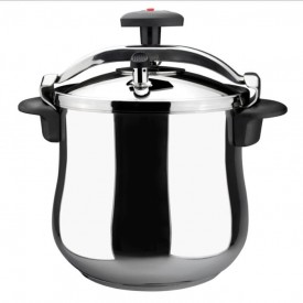 Olla a presión 8 litros INOX bombeada Magefesa STAR-8
