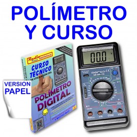 Curso técnico + polímetro digital NORU. Aprenda a usar el polímetro como un profesional (En papel)
