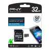Tarjeta micro-SD PNY Class 10 de 32Gb