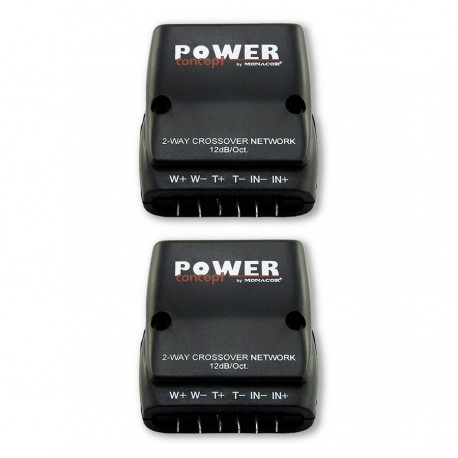 Pareja de filtros divisores de 2 vías 200W CarPower CDN-302/SW