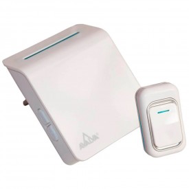 Timbre doméstico musical inalámbrico blanco Avalva